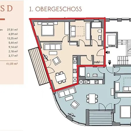 Appartement Ferienwohnung 132_so _ Kd3 Kappeln